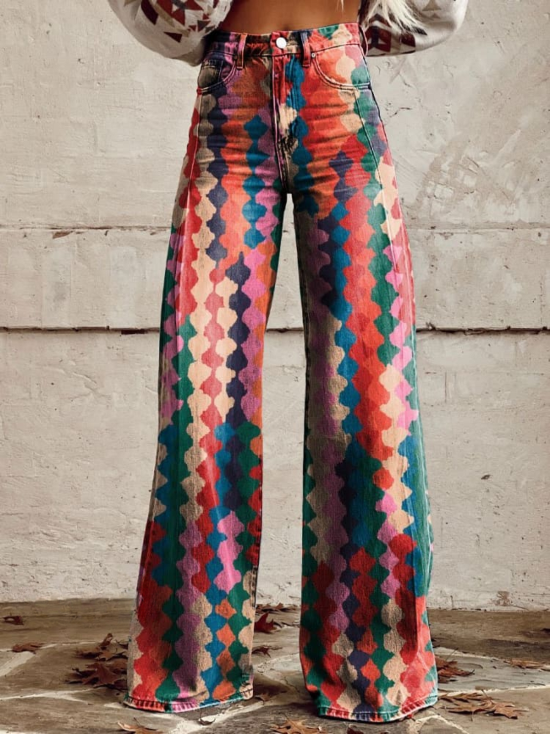 Chiara | Pantalones de Pierna Ancha Bohemios