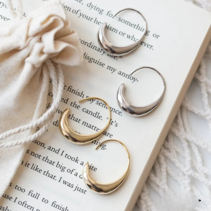 Amalia™ | Pendientes de lujo en oro y plata