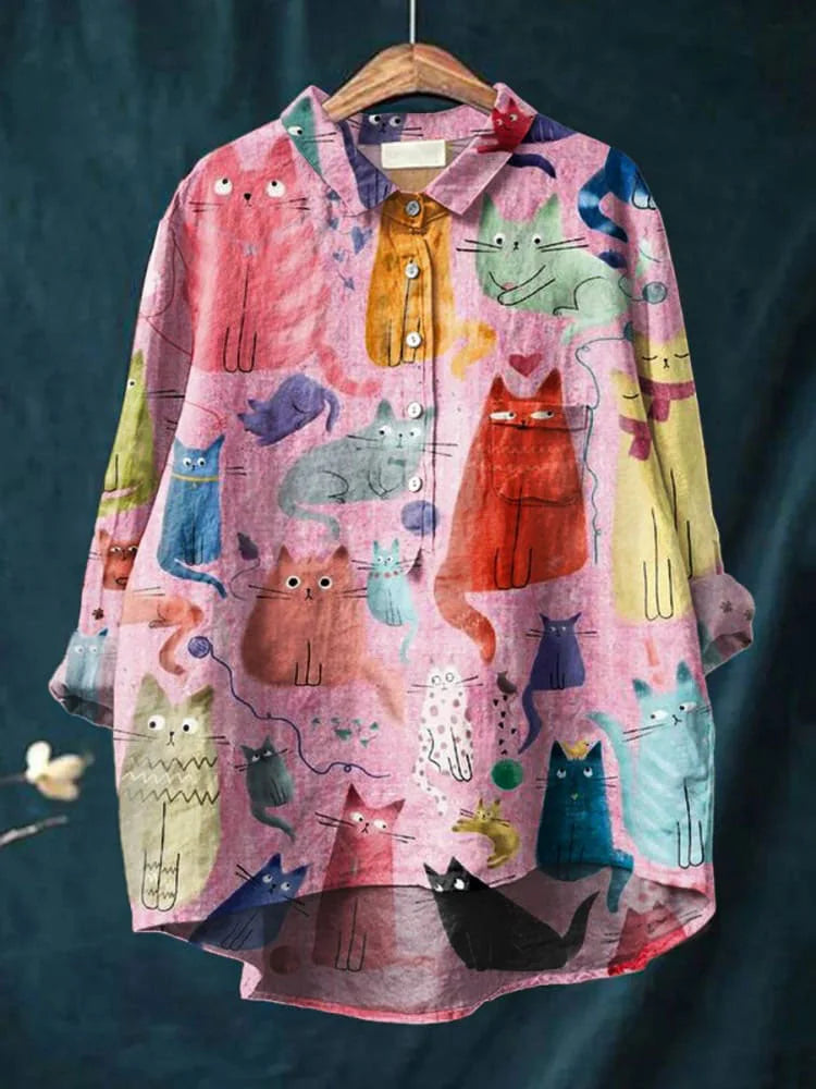 Urulu | Camiseta de Arte de Gato