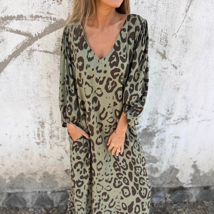 Denise | Vestido de Leopardo