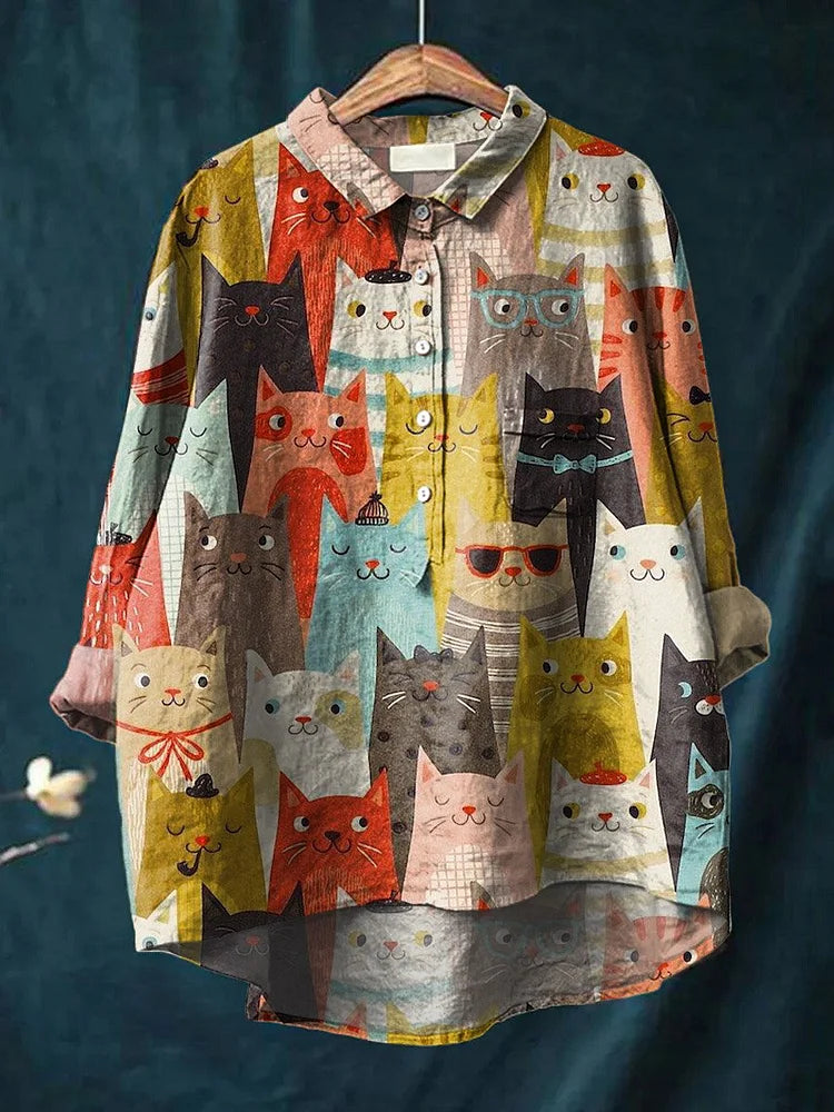 Sila | Camiseta de Arte de Gato