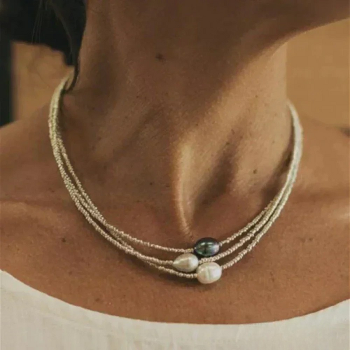 Zara™ | Collar de Perlas de Agua Dulce Vintage