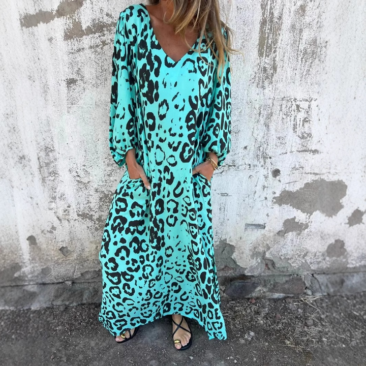 Denise | Vestido de Leopardo
