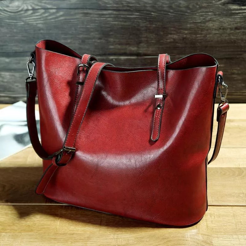 Encanto Vintage | Bolso de Hombro de Cuero
