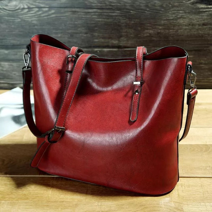 Encanto Vintage | Bolso de Hombro de Cuero