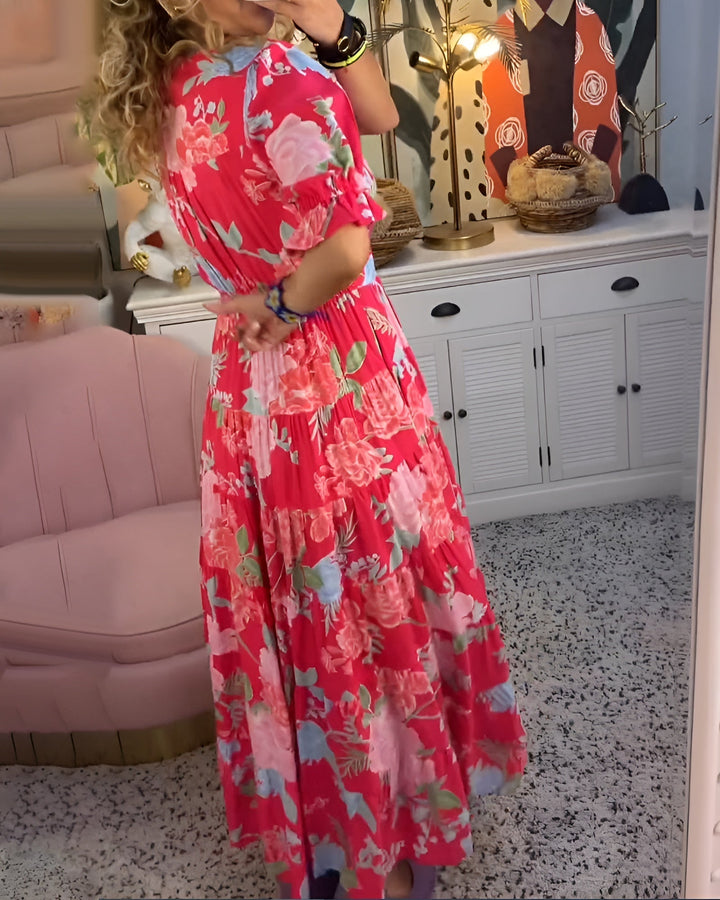 Carine | Vestido de tirantes con flores