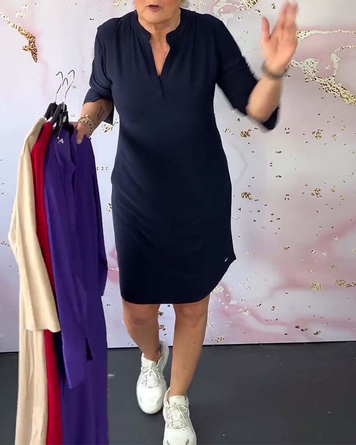 Hanne | Vestido Elegante de Cuello en V