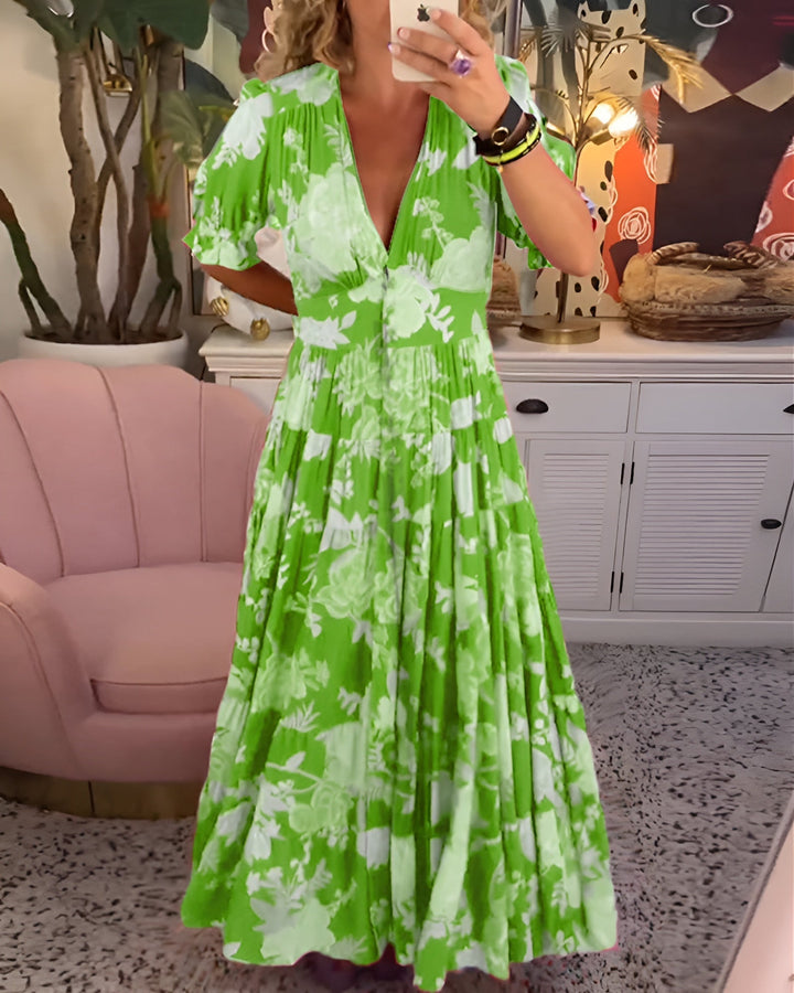 Carine | Vestido de tirantes con flores