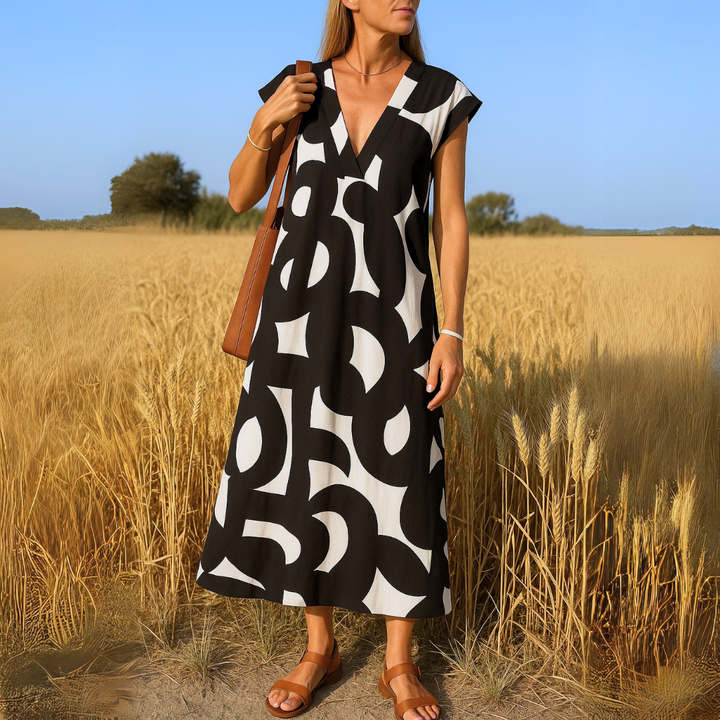 Valérie | Vestido Fluido de Escote en V