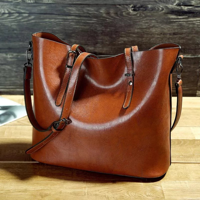 Encanto Vintage | Bolso de Hombro de Cuero