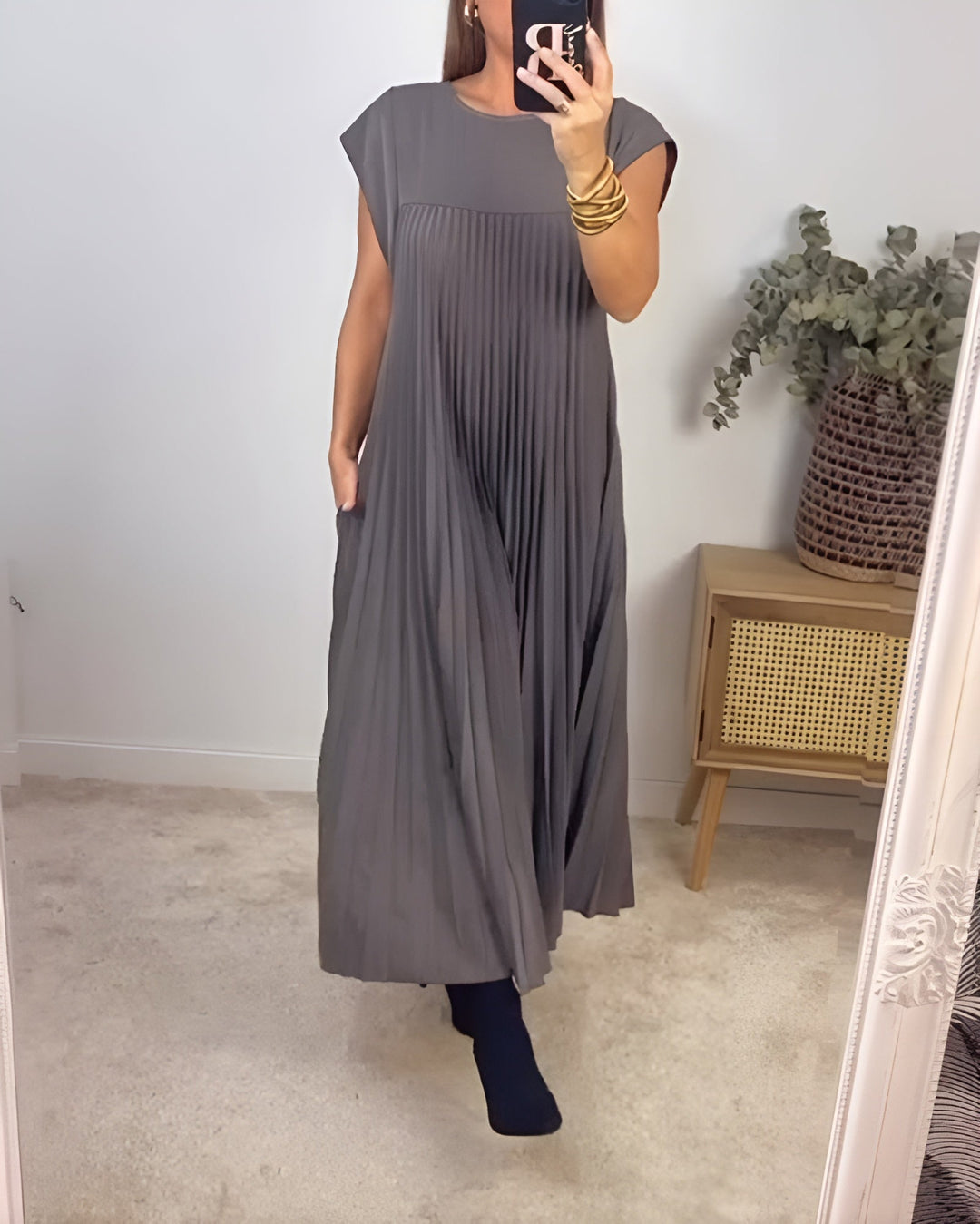 Simone | Vestido plisado ligero y elegante