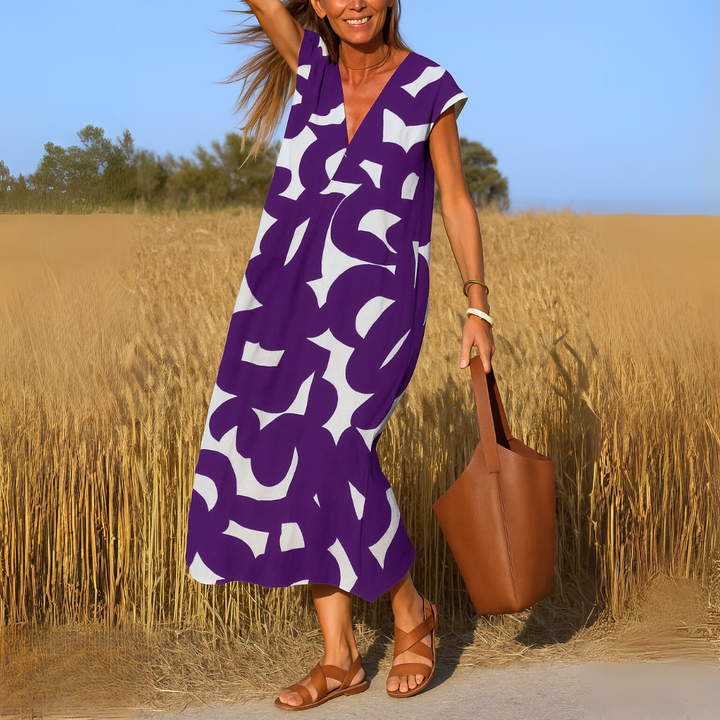 Valérie | Vestido Fluido de Escote en V