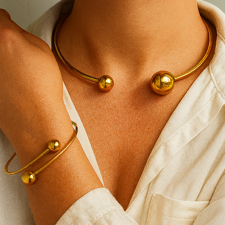 Glow™ | Conjunto de Pulseras de Oro