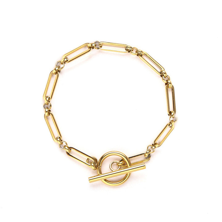 Link™ | Pulsera T-Bar de Oro