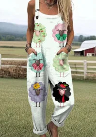 Mono Fendy™ - divertido estampado de animales de granja para disfrutar cada día