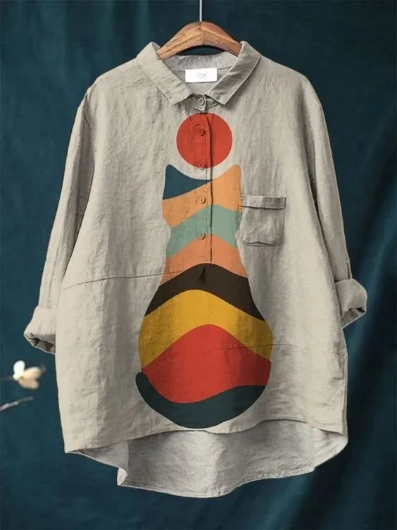 Urulu | Camiseta de Arte de Gato