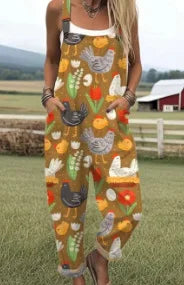 Mono Fendy™ - divertido estampado de animales de granja para disfrutar cada día