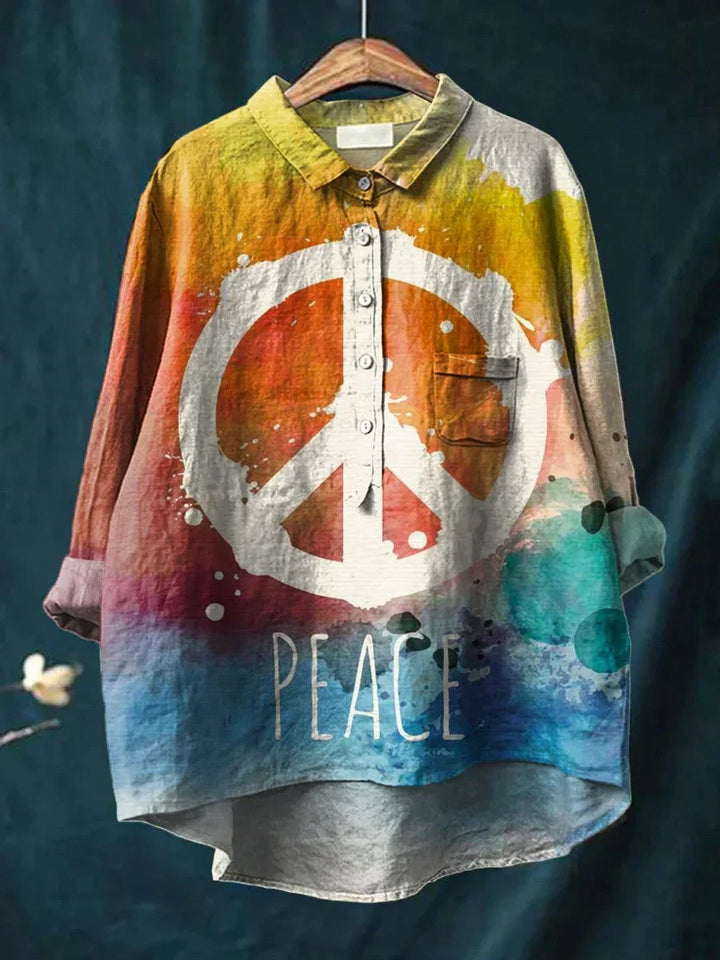 Camiseta de Arte Hippie de Barış