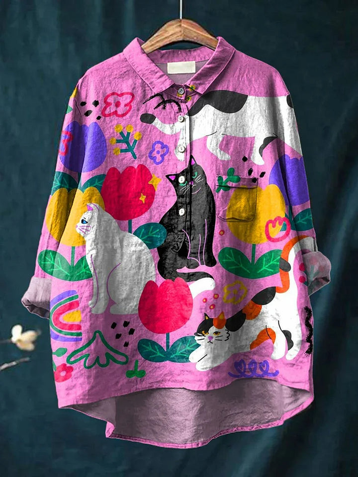 Urulu | Camiseta de Arte de Gato