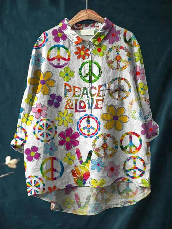 Camiseta de Arte Hippie de Barış