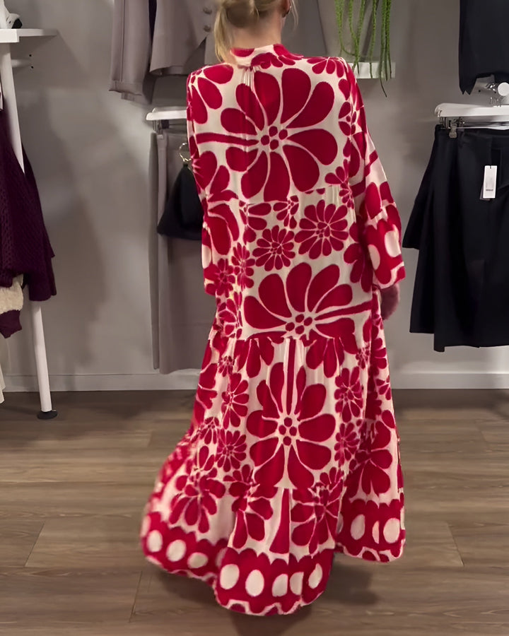 Marielle | Elegante Vestido Maxi con Estampado