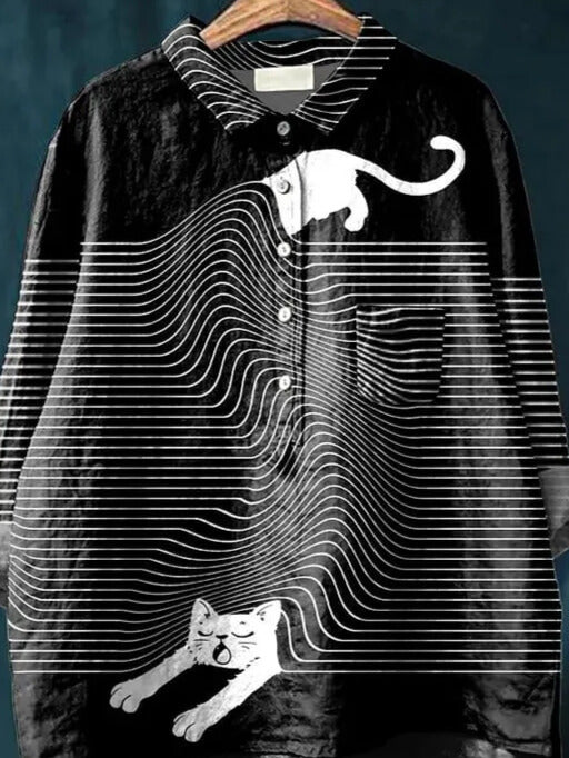 Coco | Camiseta de Arte de Gato