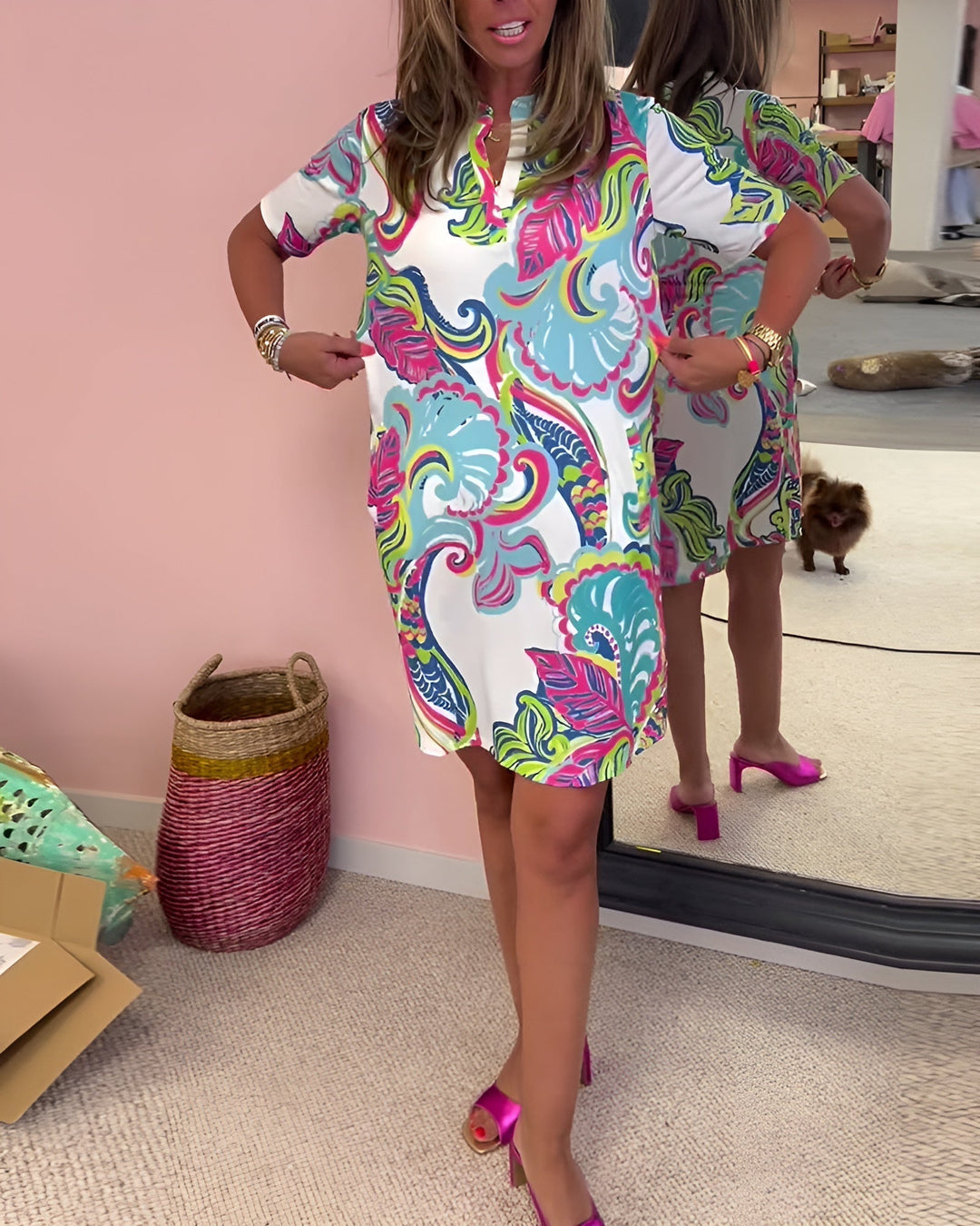 Gaëlle | Vestido ligero con diseño en V