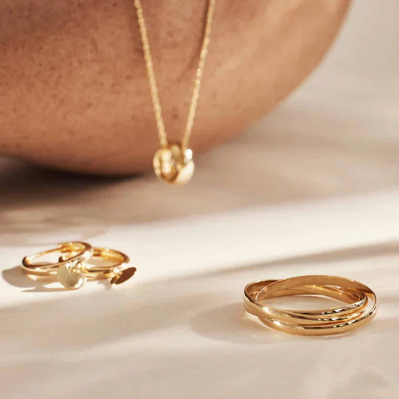 Lena™ | Anillo Trielle Dorado