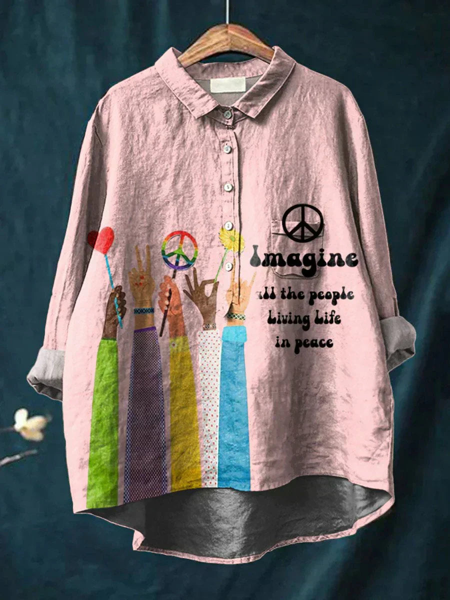 Camiseta de Arte Hippie de Barış