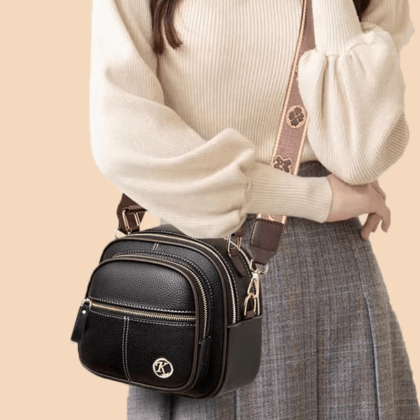 Elegancia Atemporal | Bolso de Cuero Elegante con Asa